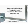Profi Wandhalter Stahl verzinkt 45cm Wandabstand