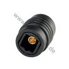 Toslink Adapter - Verbinder 2xToslinkkupplung AL5 schwarz