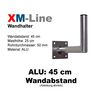 Profi Wandhalter ALU 45cm Wandabstand