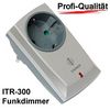 Intertechno Funk Zwischenstecker Dimmer 300 Watt mit Gruppenschaltung ITR 300