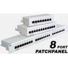 CAT 5e Patchpanel 8-Port