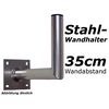 Profi Wandhalter Stahl verzinkt 35cm Wandabstand