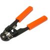 Crimpzange f�r Western RJ45 CAT 5/6/7 und ISDN-Stecker 