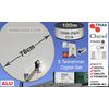 8 Teilnehmer Digital-Set XT8058H ALU hellgrau