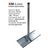 Aufdach Sparrenhalter mit Antennenmast Peuser SMH 900/50