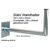 Profi Wandhalter Stahl verzinkt 55cm Wandabstand