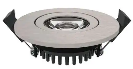 Luxna Lighting LXLEDDL5.5WCCT3-SN LED Downlight satin nickel schwenkbar