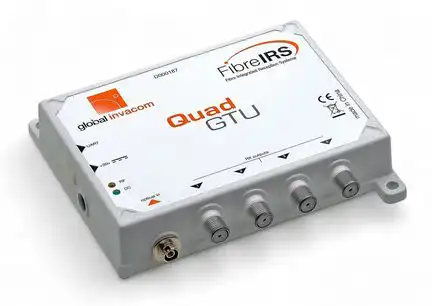 11111Global Invacom Fibre IRS Quad Abschlusseinheit MKIII optischer HF-Konverter für den Anschluß von 4 Receiver